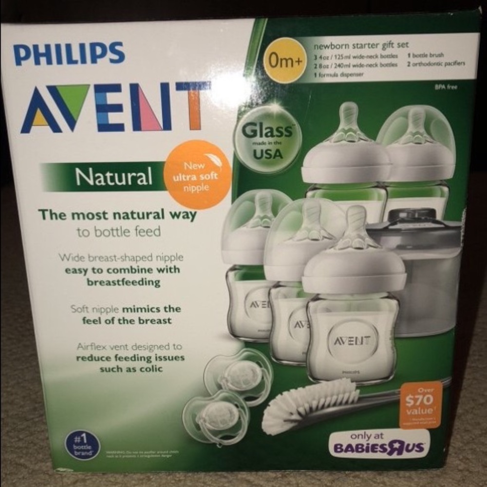 Avent glass bottle set